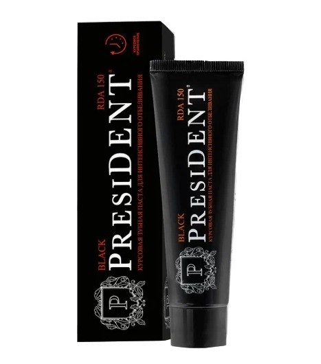 President зубная паста black 50 мл