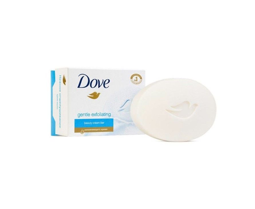 Dove крем мыло cream bar нежное отшелуш 90 гр