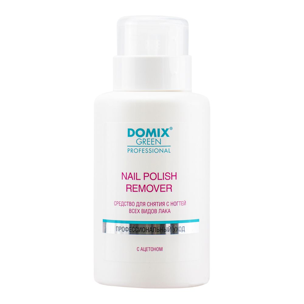Domix gp nail polish remover with aсetone средство для снятия всех видов лака с ногтей с ацетоном 255 мл