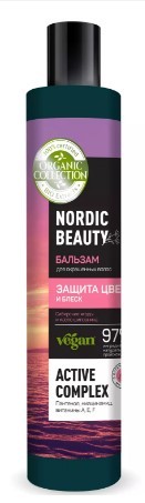 ORGANIC COLLECTION бальзам для окрашенных волос защита цвета и блеск флакон дисктоп 400мл