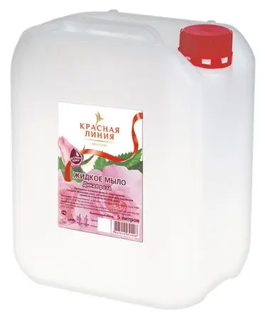 Красная линия жидкое мыло дикая роза 5 л