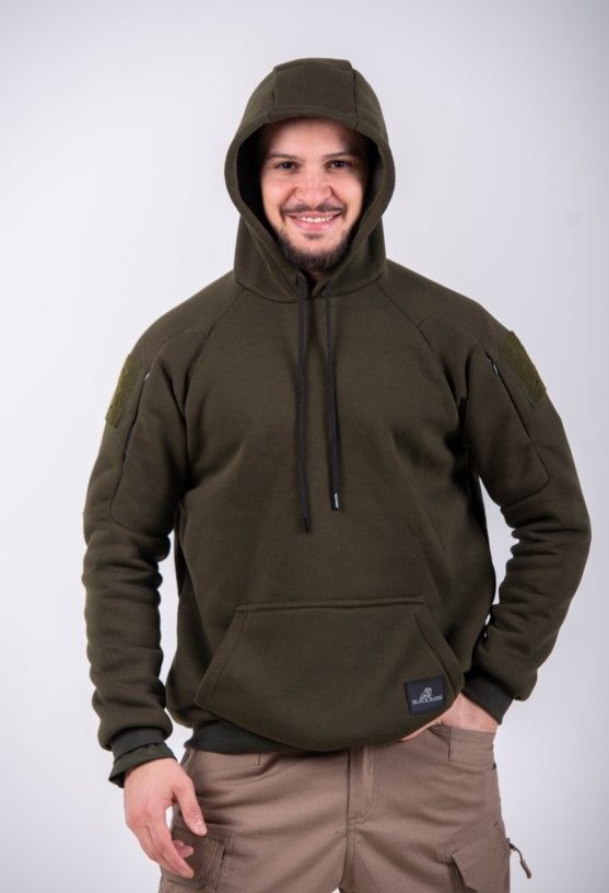 Black Rams худи хаки размер L