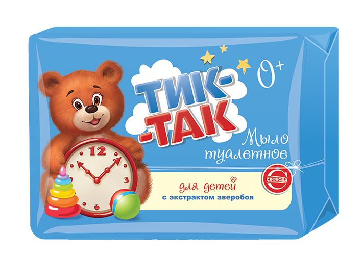 Тик-Так мыло детское 0+ для чувствительной кожи 150 г
