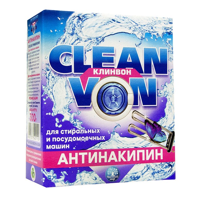 Средство от накипи КЛИНВОН Антинакипь для стиральных машин 300г