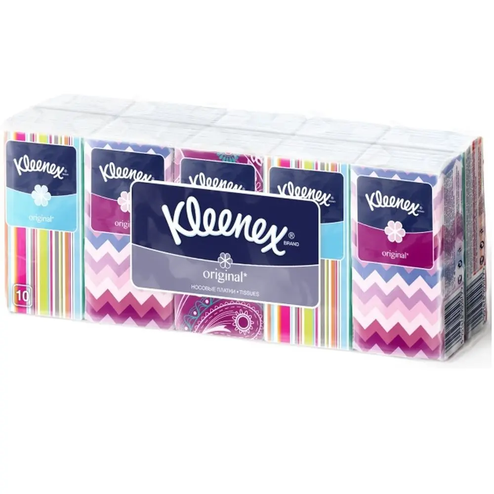 Kleenex носовые платочки белые 10 шт