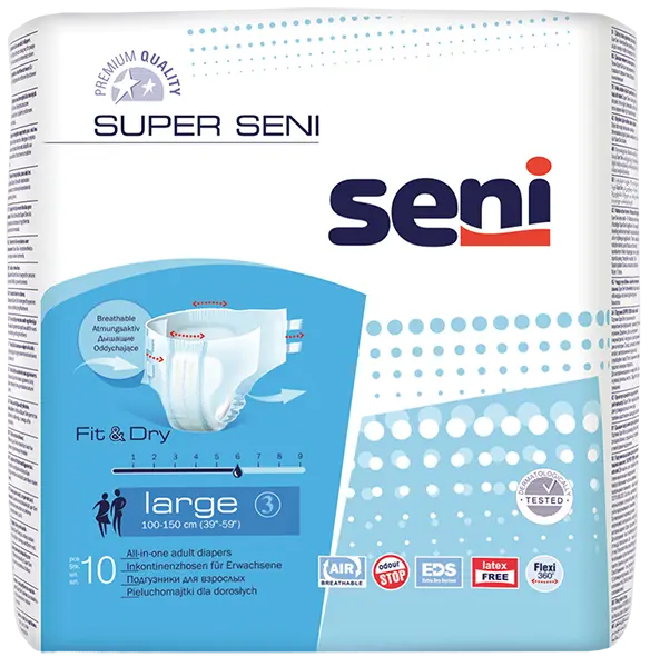 Подгузники BELLA SUPER SENI AIR 10шт