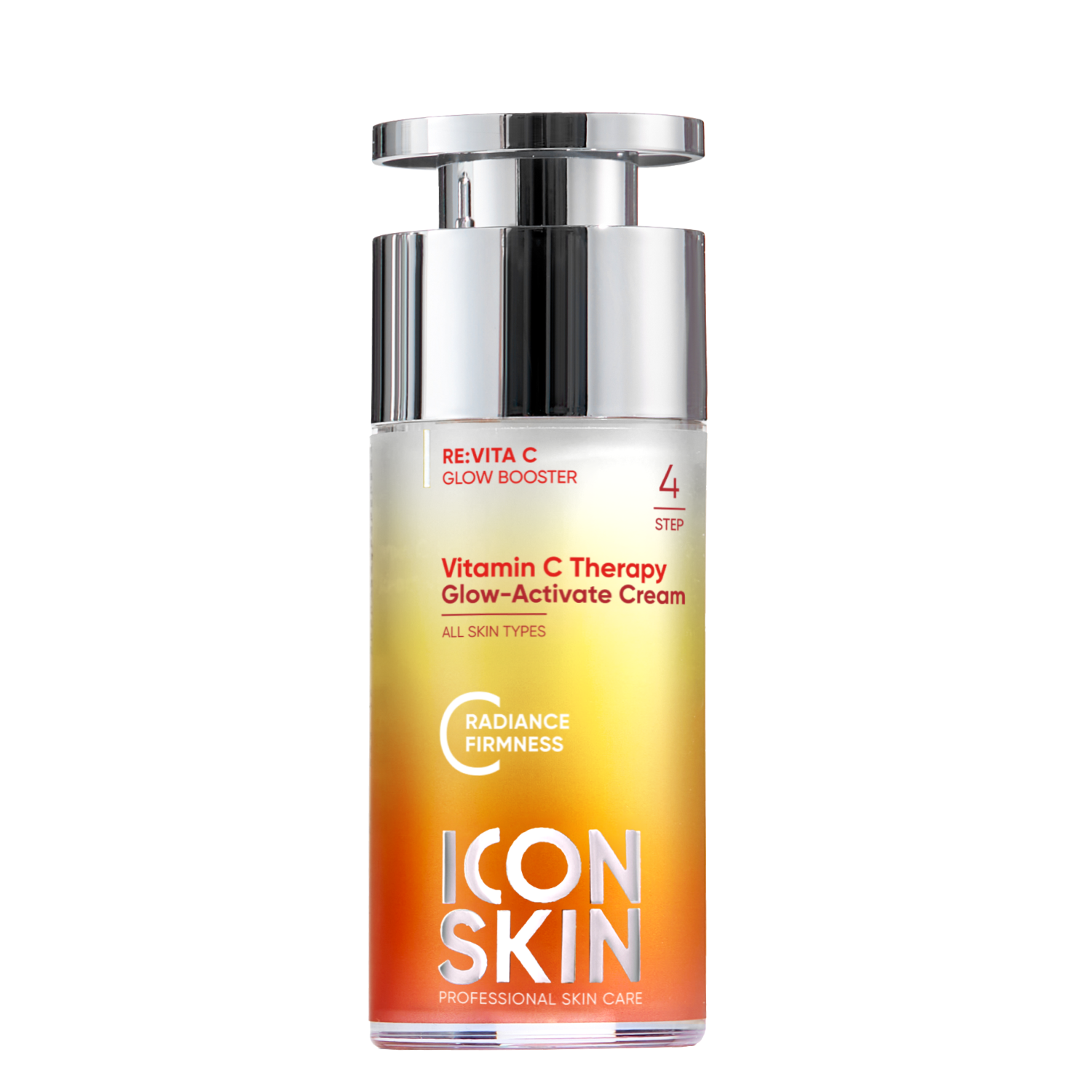 Icon Skin крем сияние для лица vitamin c therapy с витамином с и морским коллагеном увлажняющий для всех типов кожи 30 мл