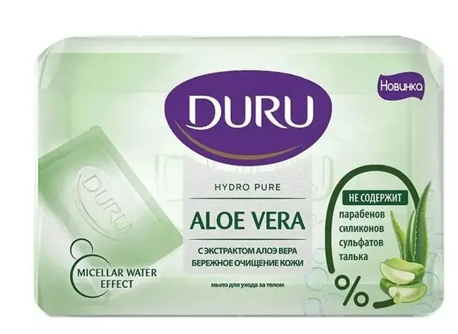 Duru pure туалетное мыло алоэ вера 106г