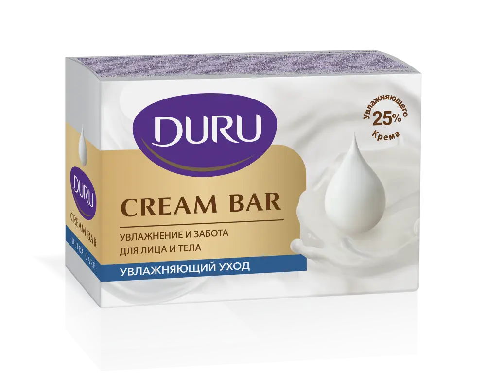 Duru cream bar косметическое крем мыло увлажняющий уход 90 г