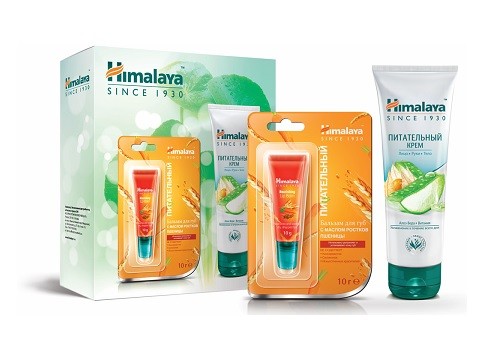 Himalaya подарочный набор №2 (бальзам для губ 10г + питательный крем 50мл)