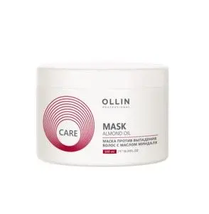 OLLIN CARE маска против выпадения волос с маслом миндаля 500 мл