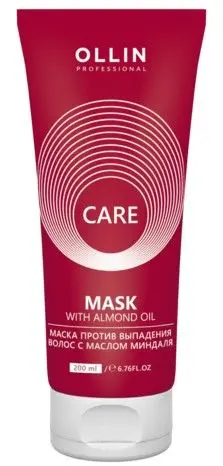 OLLIN CARE маска против выпадения волос с маслом миндаля 200 мл