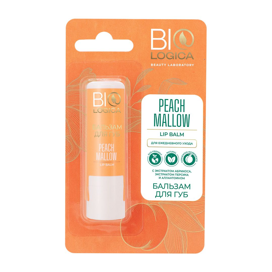 Biologica бальзам для губ peach mallow