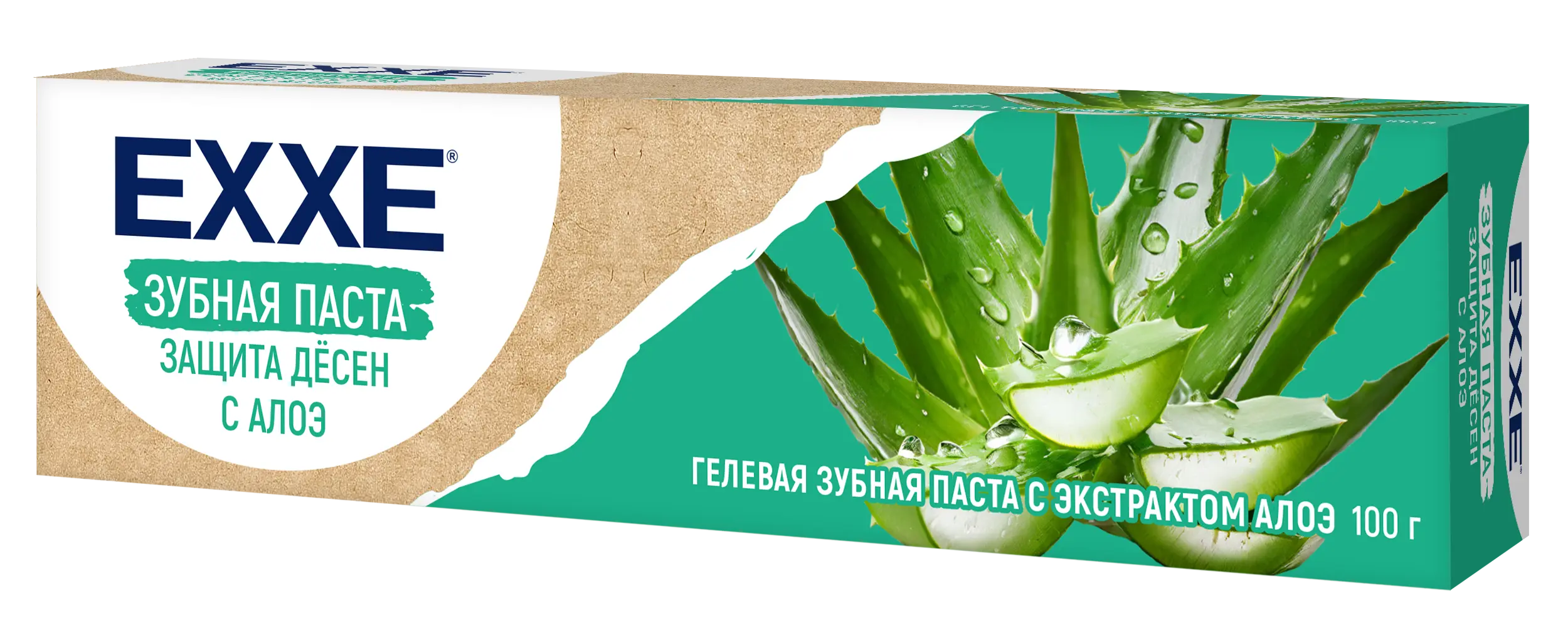 Exxe зубная паста защита дёсен с алоэ 100 гр