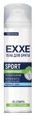 EXXE пена для бритья sport тонизирующая 200 мл