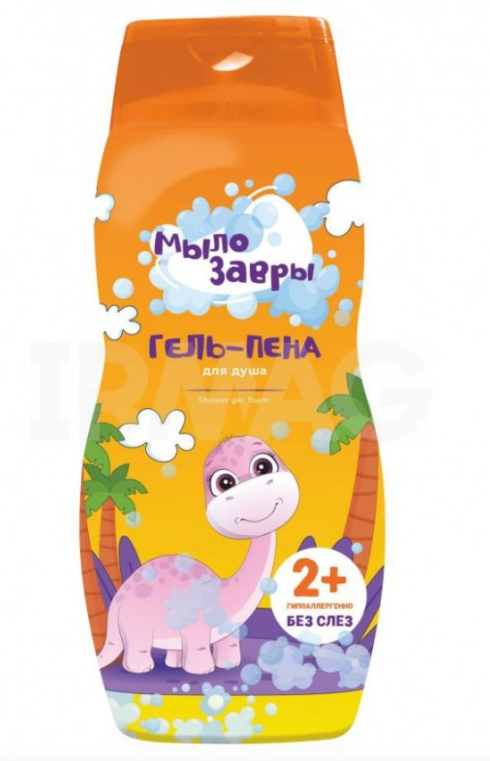 КЛ Мылозавры детская гель пена для душа 300 мл