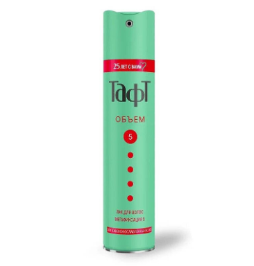 Тафт объём лак мегафиксации зелёный 225 мл