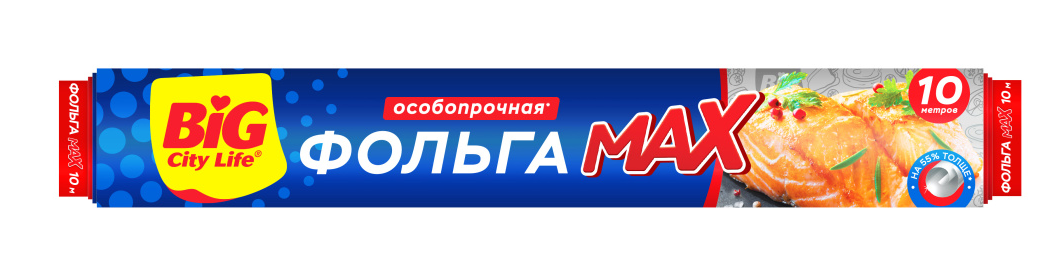 BIG City фольга алюминиевая МАХ 10м