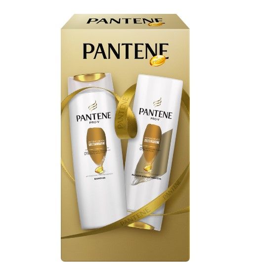 Подарочный набор пантин шампунь 250 мл+бальзам 200 мл интенсивное восстановление