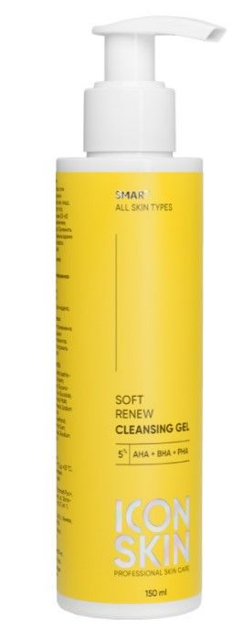 Icon Skin гель для умывания 5% aha+bha+pha soft renew 150 мл