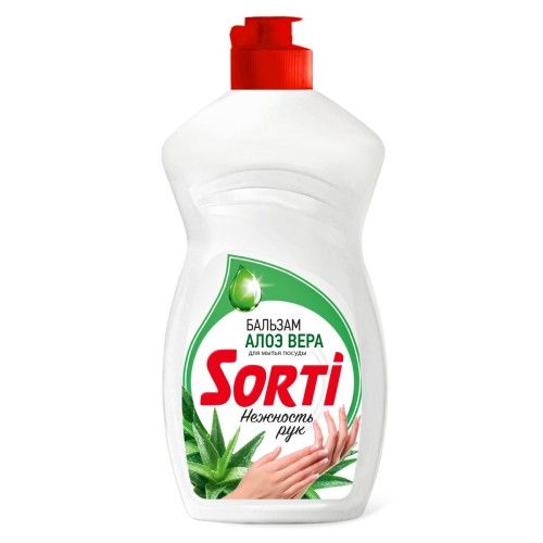 Sorti бальзам для мытья посуды с алоэ вера 450 мл
