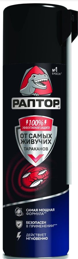 Раптор аэрозоль от резистентных тараканов 430 мл