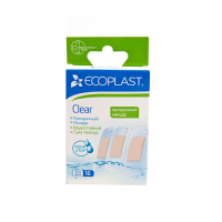 Ecoplast набор полимерных пластырей Clear 16шт