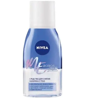 Nivea средство для снятия макияжа с глаз двойной эффект 125 мл