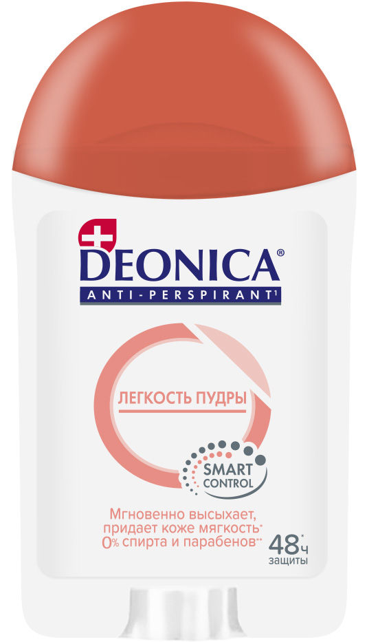 Deonica антиперспирант стик легкость пудры 40 мл