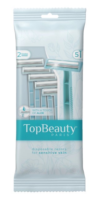 topbeauty paris 2 женские бритвы одноразовые франция 5шт