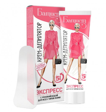 БАТИСТ крем-депилятор с розовой водой 100мл