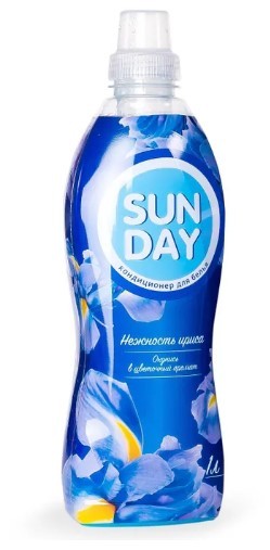 Sunday кондиционер для белья нежность ириса 1л