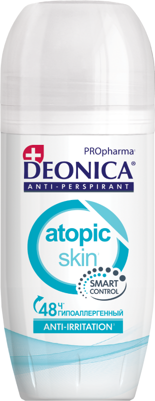 Deonica propharma антиперспирант atopic scin 50 мл ролик