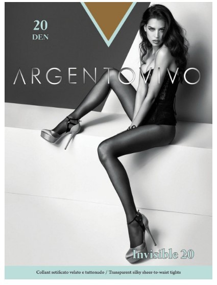 Argentovivo колготки женские Invisible 20 cognac 4