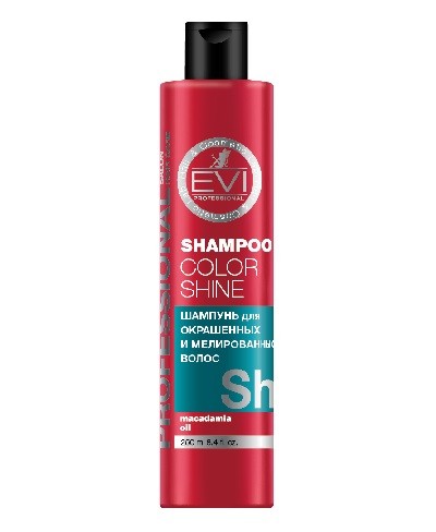 Evi Professional шампунь для окрашенных и мелированных волос Интенсивный уход 250мл