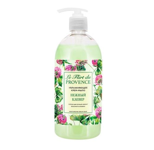 Le Flirt Du Provence увлажняющее крем мыло нежный клевер 1000 г