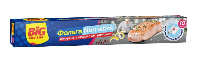 BIG City фольга алюминиевая Non-stick 10м