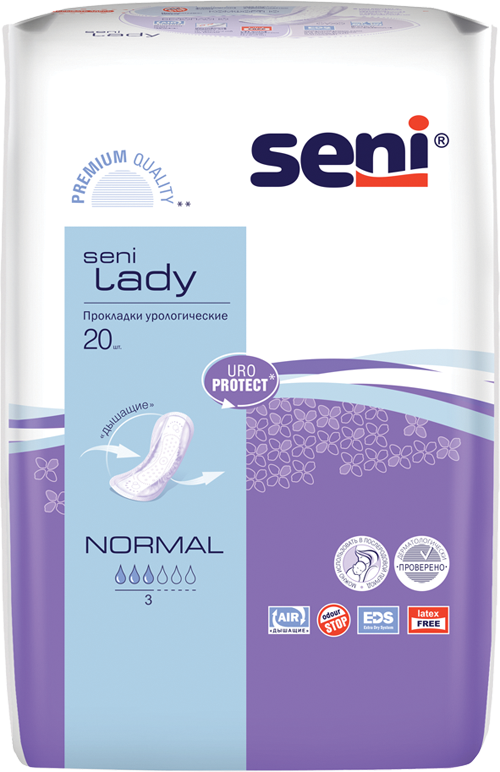 BELLA Прокладки урологические SENI LADY Normal 20шт