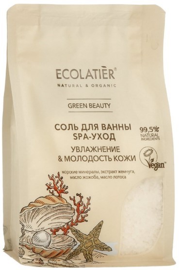 ECL GREEN соль для ванны spa уход 600 г