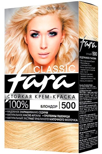 КЛ фара 500 краска для волос блондор 6 шт в кор