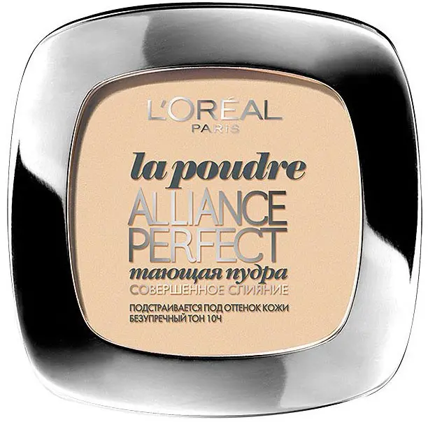 Компактная пудра LOREAL АЛЬЯНС ПЕРФЕКТ Светло-бежевый золотистый