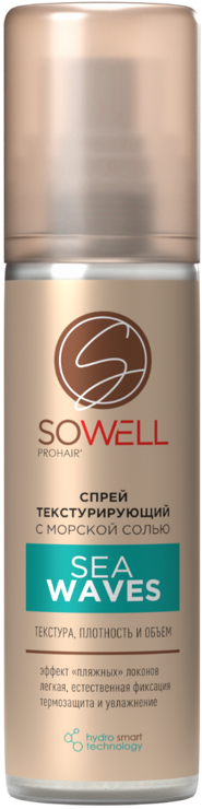 SoWell текстурирующий солевой спрей для волос  sea waves 200 мл