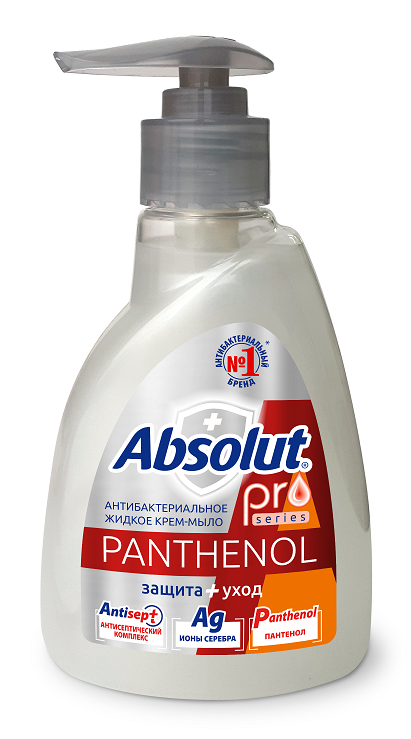 ABSOLUT PRO жидкое мыло серебро пантенол 250 г