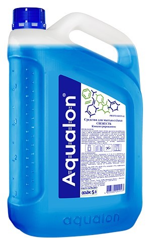 Аквалон средство конц для мытья стекол свежесть 5 л