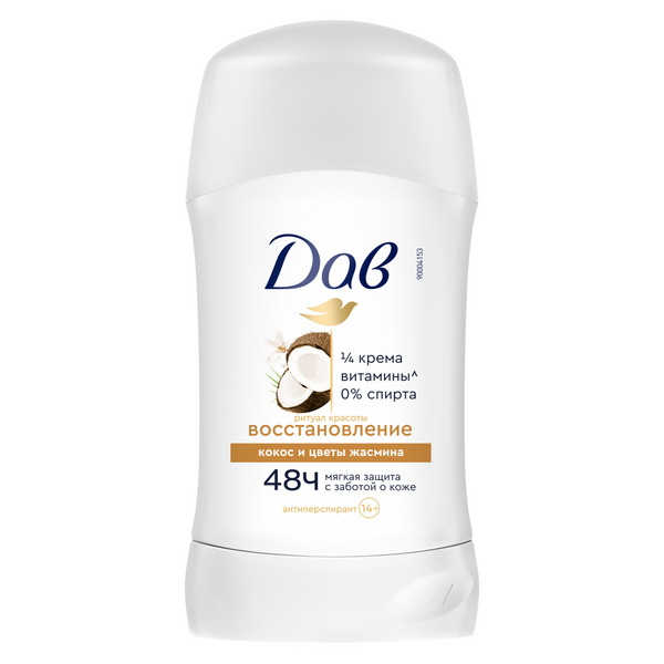 Дав дезодорант стик ритуал красоты восстановление 40 мл