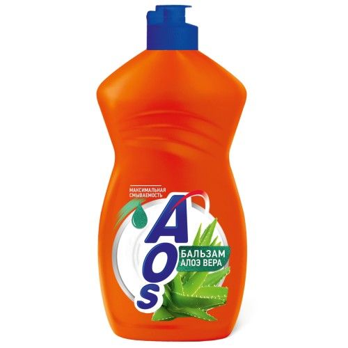 АОS средство для мытья посуды алоэ вера 450 мл
