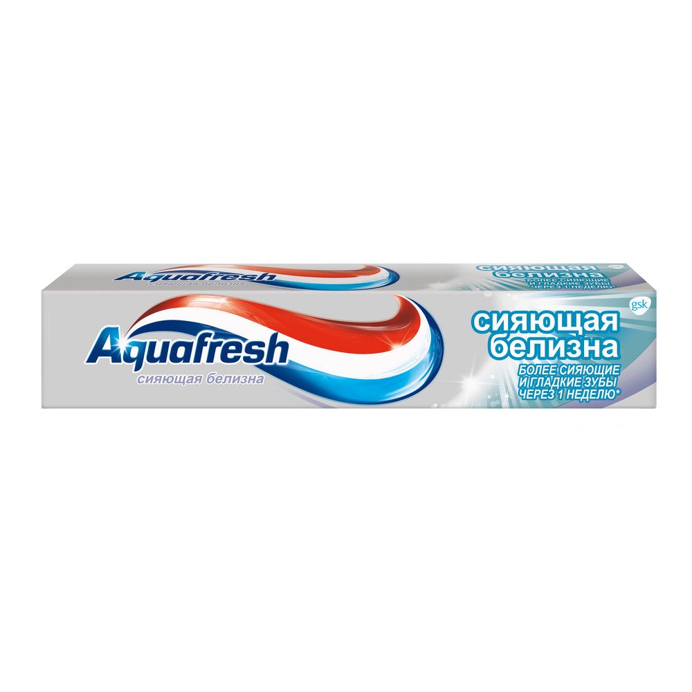 Aquafresh зубная паста сияющая белизна 95 г