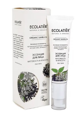 Ecolatier эссенция для лица серия organic sambuca 30 мл