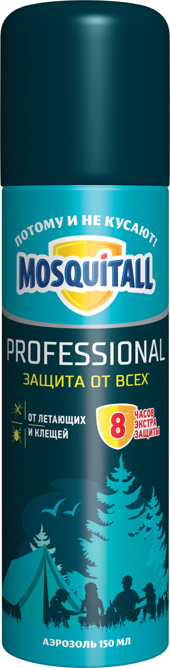 Mosquitall аэрозоль профессиональная защита от всех 150 мл