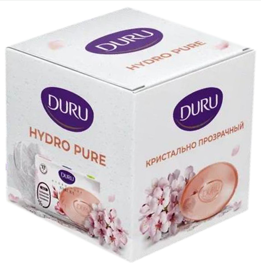 Duru подарочный набор hydro pure мыло 106 г cакура мочалка